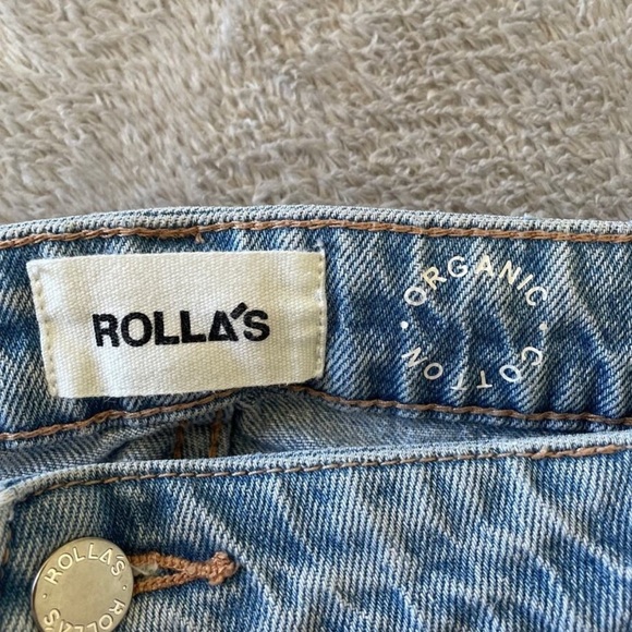 Rollas Dallas Low Bootcut Jean with Frayed Hem - Picture 3 of 10